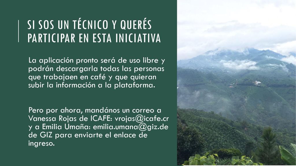 Si sos un técnico y querés participar en esta iniciativa
