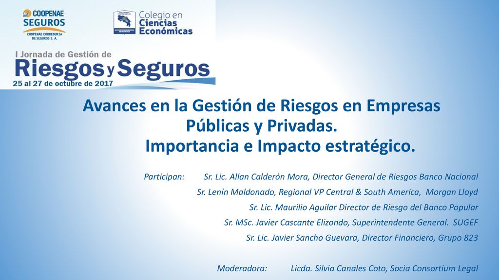 Avances en la Gestión de Riesgos en Empresas Públicas y Privadas