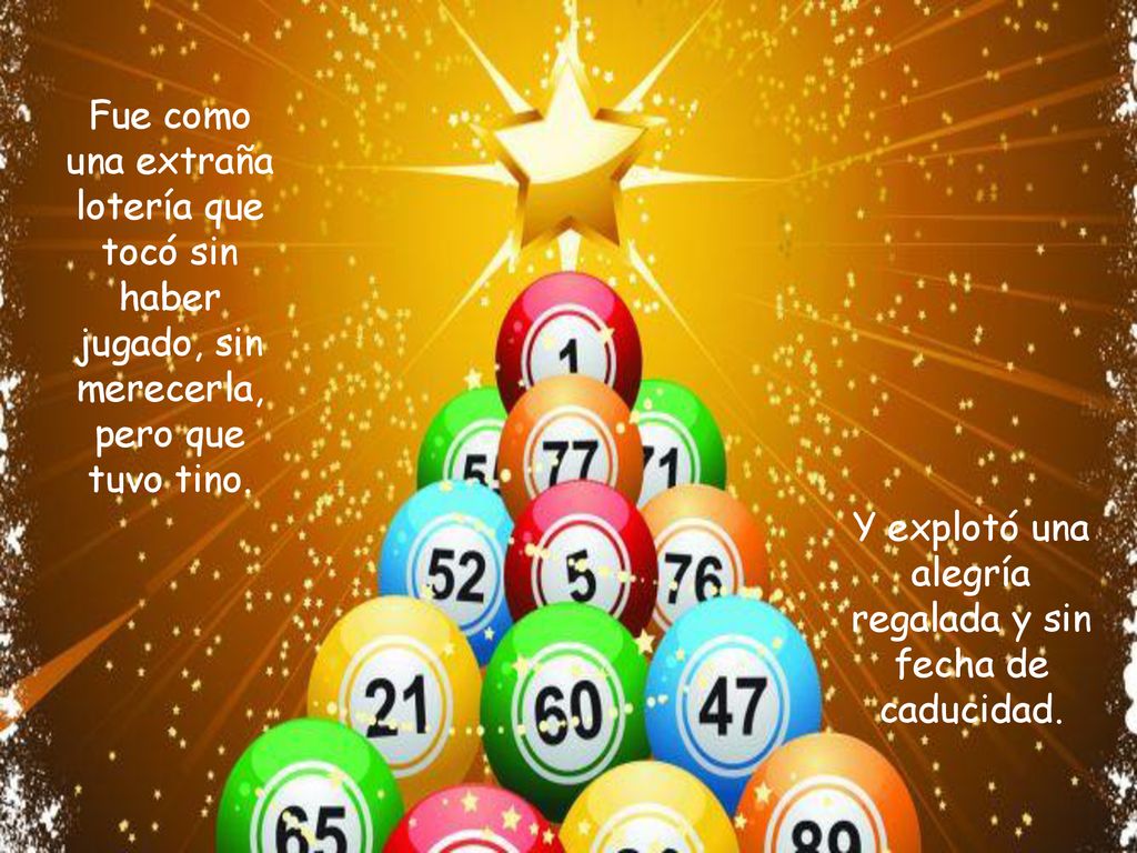 Y explotó una alegría regalada y sin fecha de caducidad.