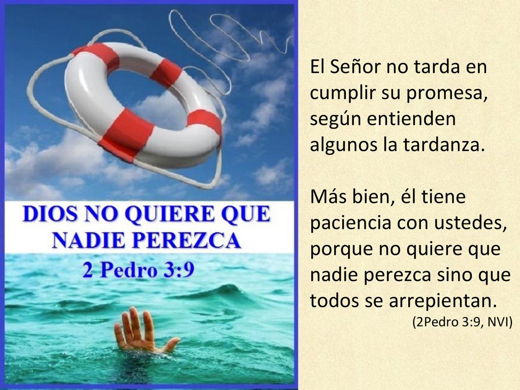 El Señor no tarda en cumplir su promesa, según entienden algunos la tardanza.