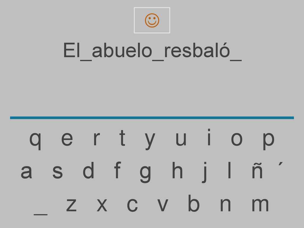 q e r t y u i o p a s d f g h j l ñ ´ _ z x c v b n m