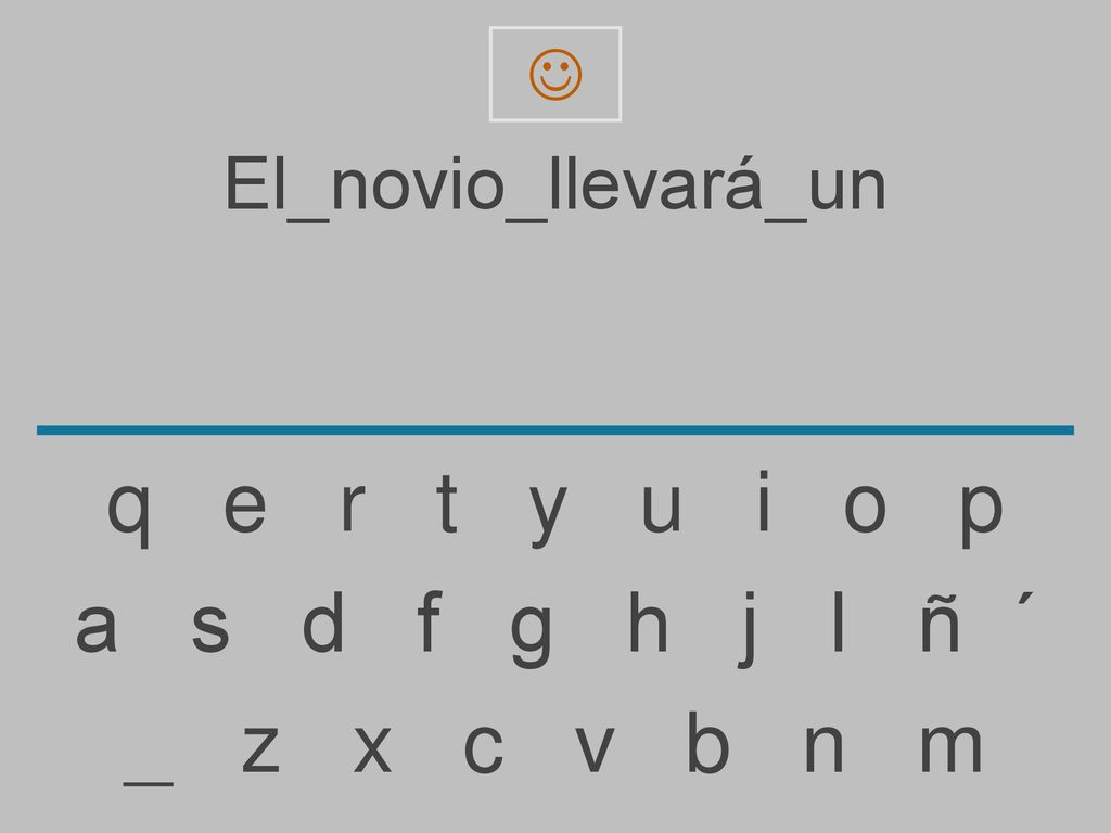 q e r t y u i o p a s d f g h j l ñ ´ _ z x c v b n m