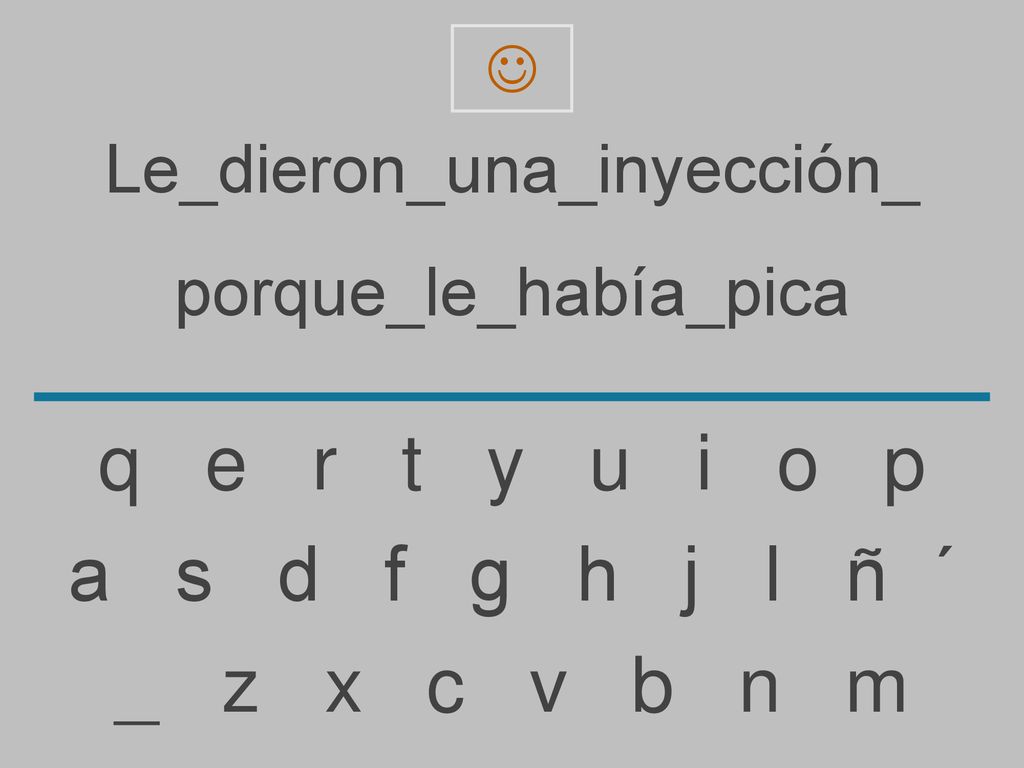 q e r t y u i o p a s d f g h j l ñ ´ _ z x c v b n m