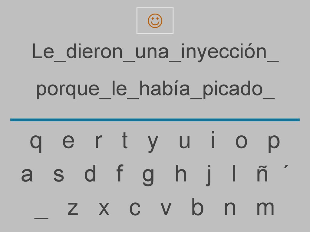 q e r t y u i o p a s d f g h j l ñ ´ _ z x c v b n m