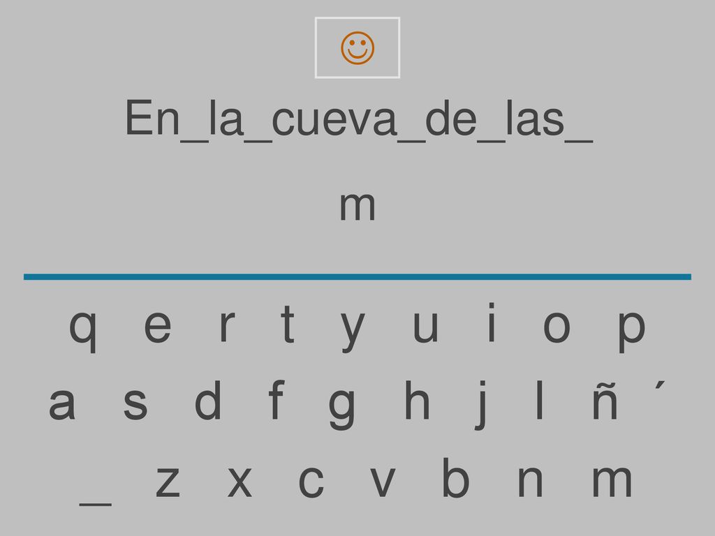 q e r t y u i o p a s d f g h j l ñ ´ _ z x c v b n m