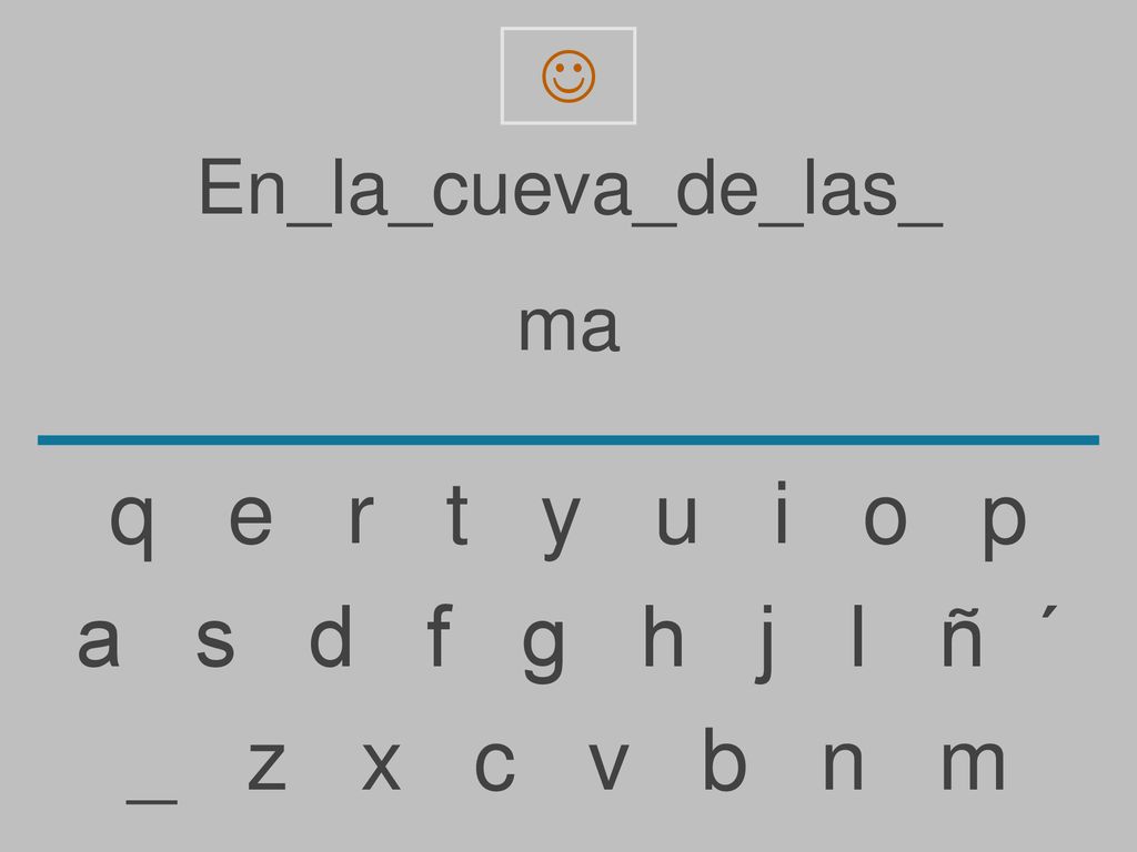 q e r t y u i o p a s d f g h j l ñ ´ _ z x c v b n m