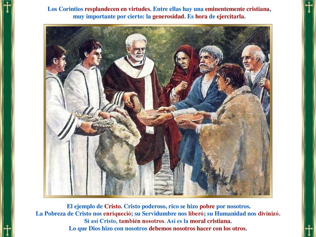 muy importante por cierto: la generosidad. Es hora de ejercitarla.