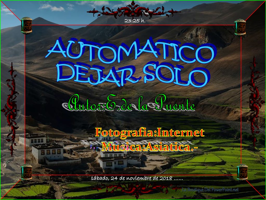 sábado, 24 de noviembre de 2018 …… La Boutique Del PowerPoint.net
