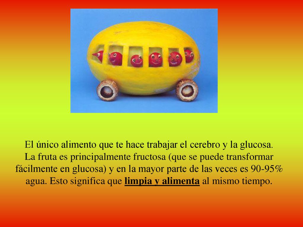 El único alimento que te hace trabajar el cerebro y la glucosa.