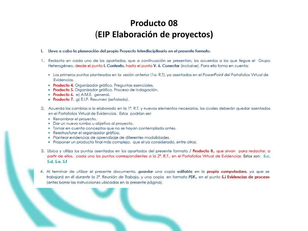 Producto 08 (EIP Elaboración de proyectos)