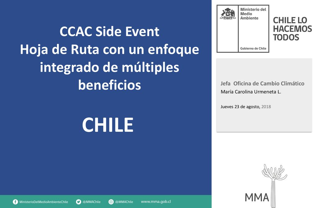 Hoja de Ruta con un enfoque integrado de múltiples beneficios