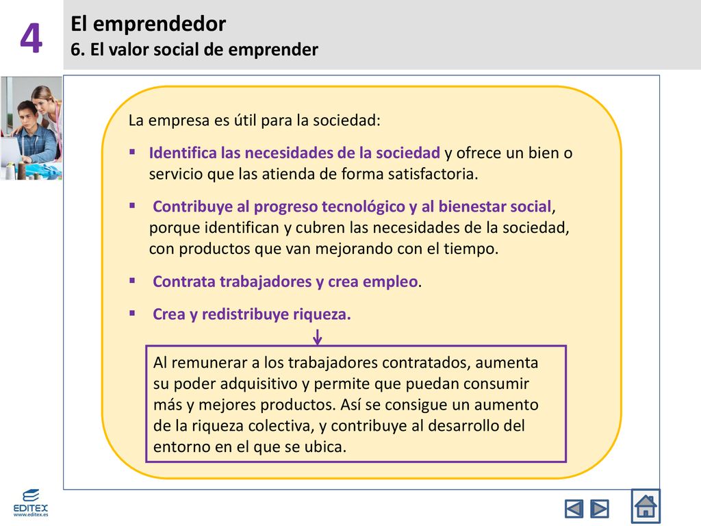El emprendedor 6. El valor social de emprender