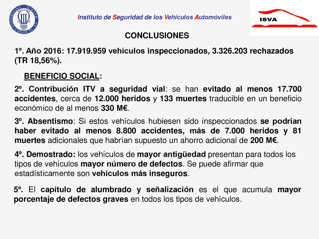 tipos de vehículos mayor número de defectos. Se puede afirmar que