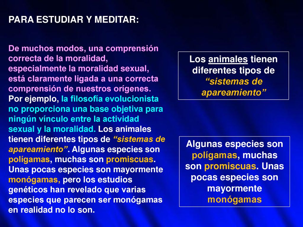 Los animales tienen diferentes tipos de sistemas de apareamiento