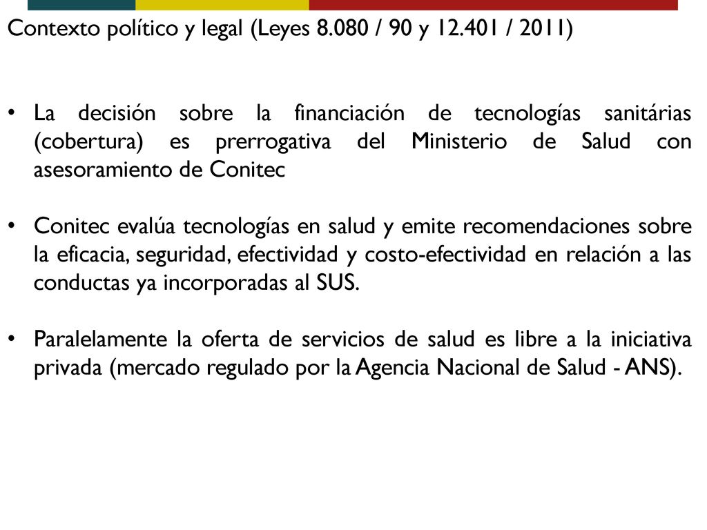 Contexto político y legal (Leyes / 90 y / 2011)