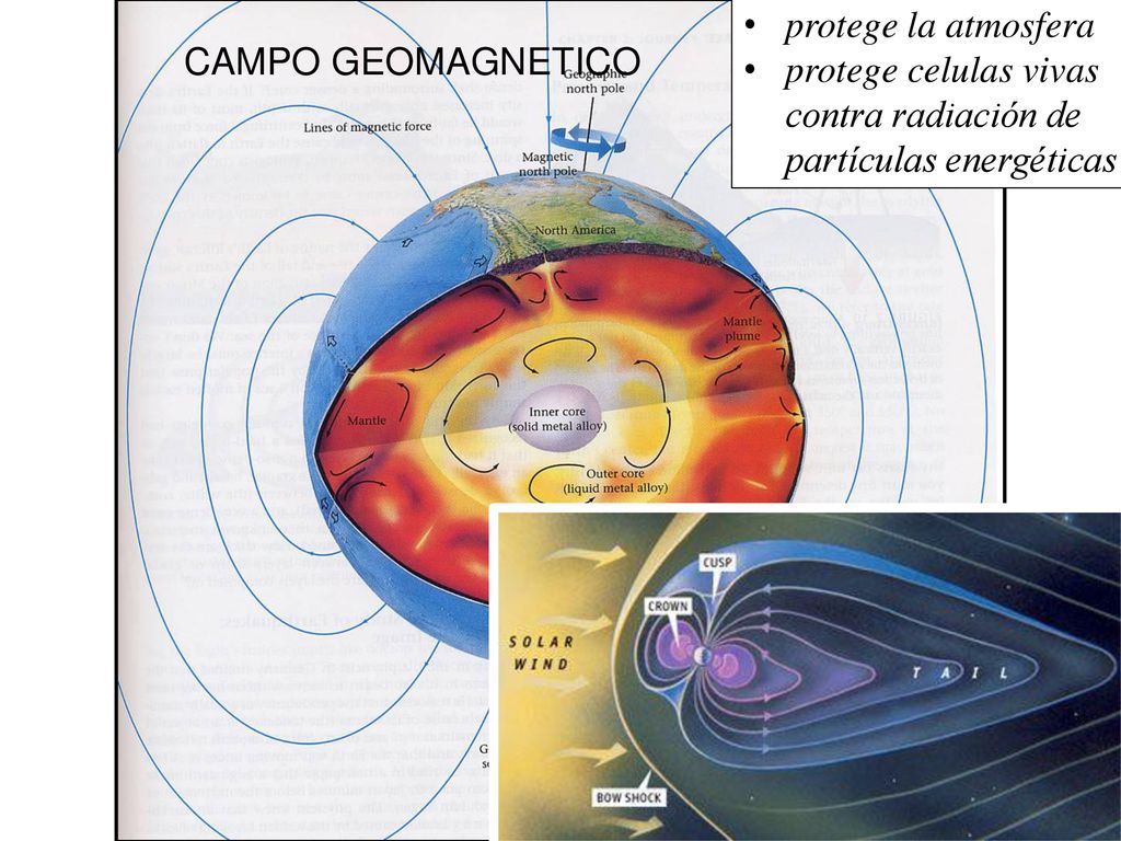 protege la atmosfera protege celulas vivas contra radiación de partículas energéticas.