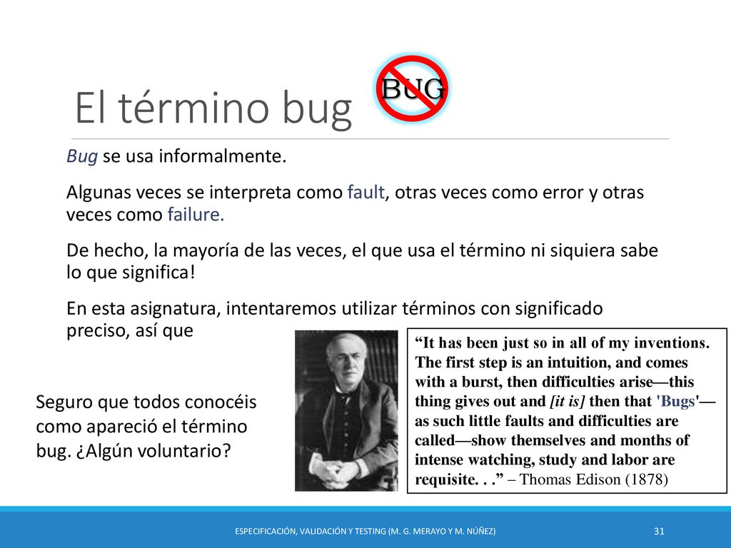 Especificación, Validación y Testing (M. G. Merayo y M. Núñez)