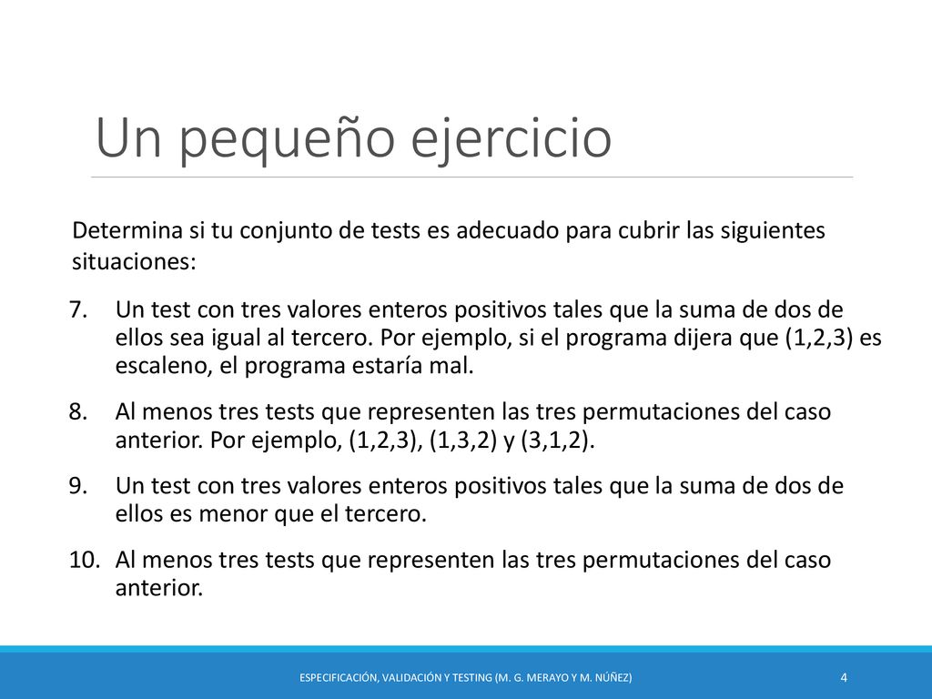 Especificación, Validación y Testing (M. G. Merayo y M. Núñez)