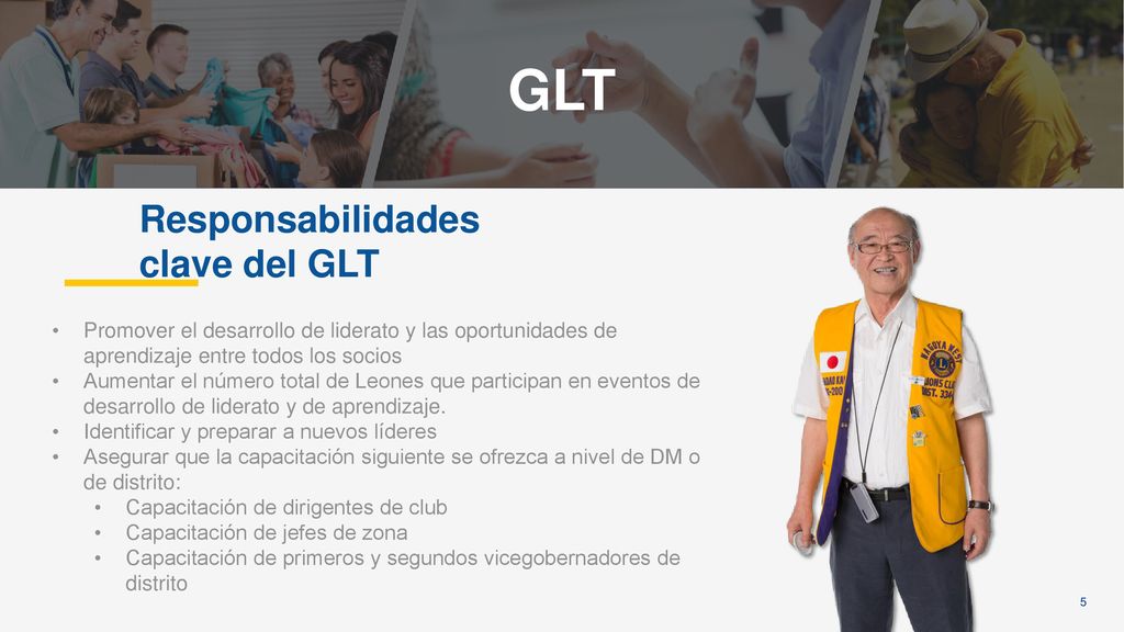 GLT Responsabilidades clave del GLT Chris Bunch – LION Managing Editor