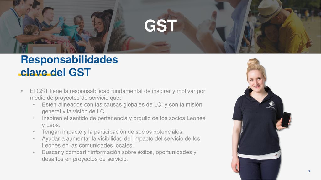 GST Responsabilidades clave del GST Chris Bunch – LION Managing Editor