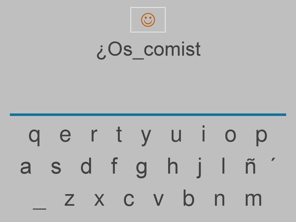  ¿Os_comist. q e r t y u i o p.
