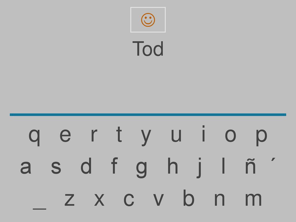  Tod. q e r t y u i o p.