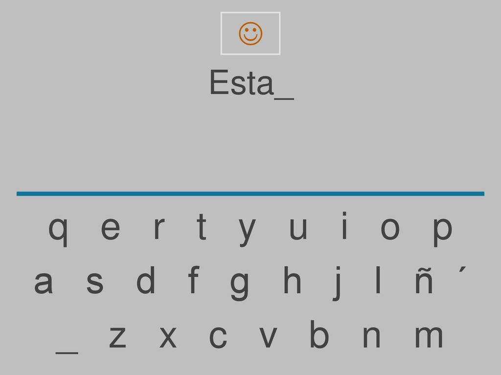  Esta_. q e r t y u i o p.