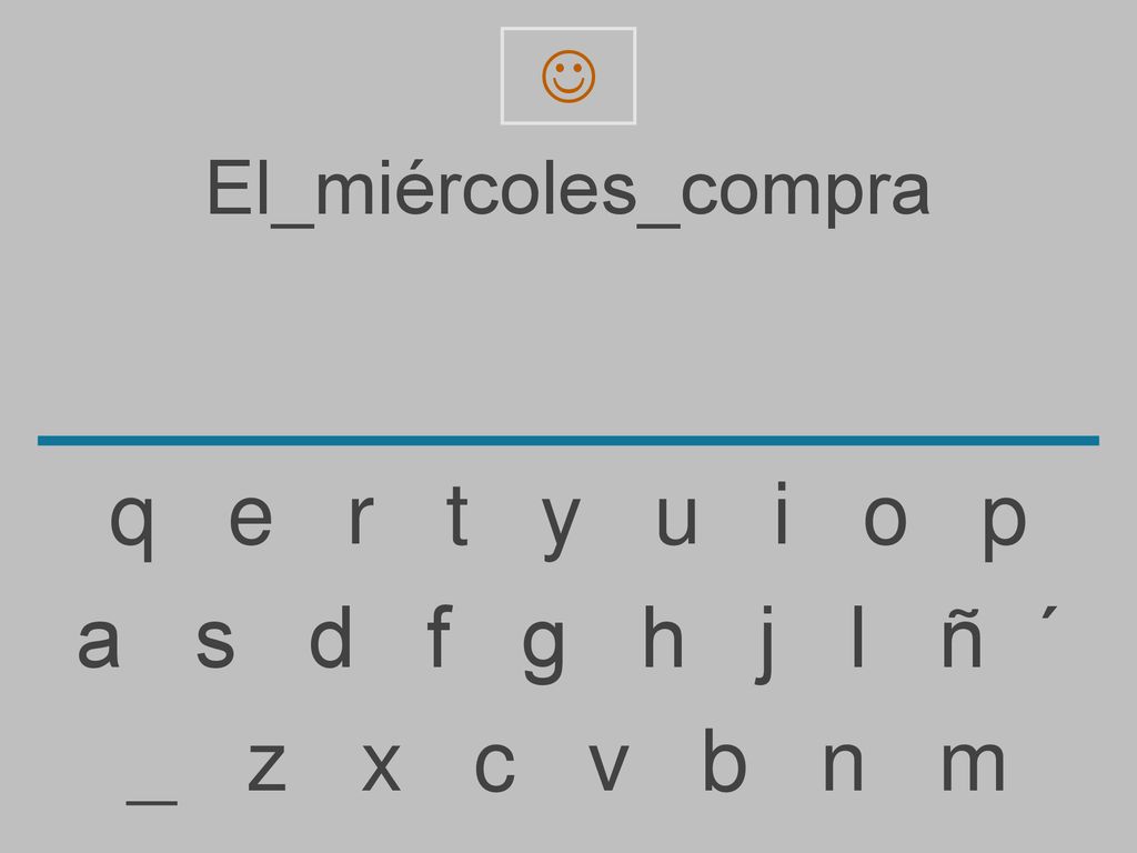 q e r t y u i o p a s d f g h j l ñ ´ _ z x c v b n m