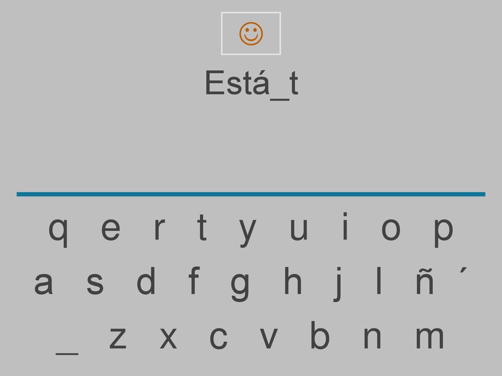  Está_t. q e r t y u i o p.