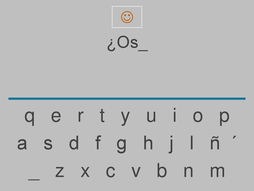  ¿Os_. q e r t y u i o p.