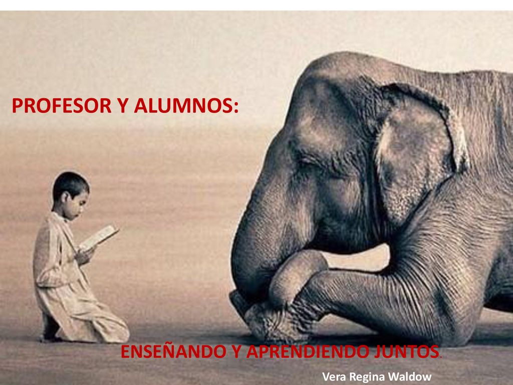 PROFESOR Y ALUMNOS: ENSEÑANDO Y APRENDIENDO JUNTOS. Vera Regina Waldow