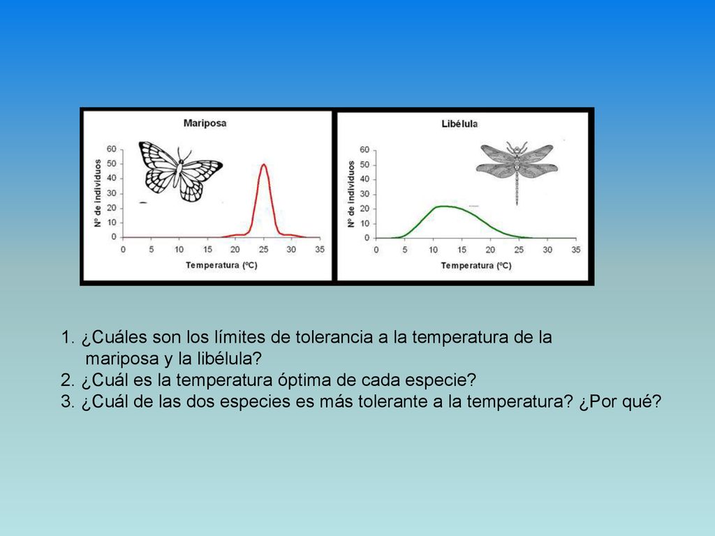 1. ¿Cuáles son los límites de tolerancia a la temperatura de la