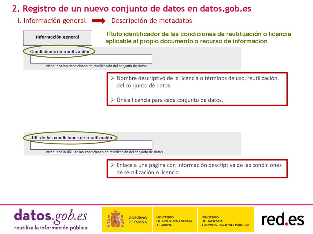 2. Registro de un nuevo conjunto de datos en datos.gob.es