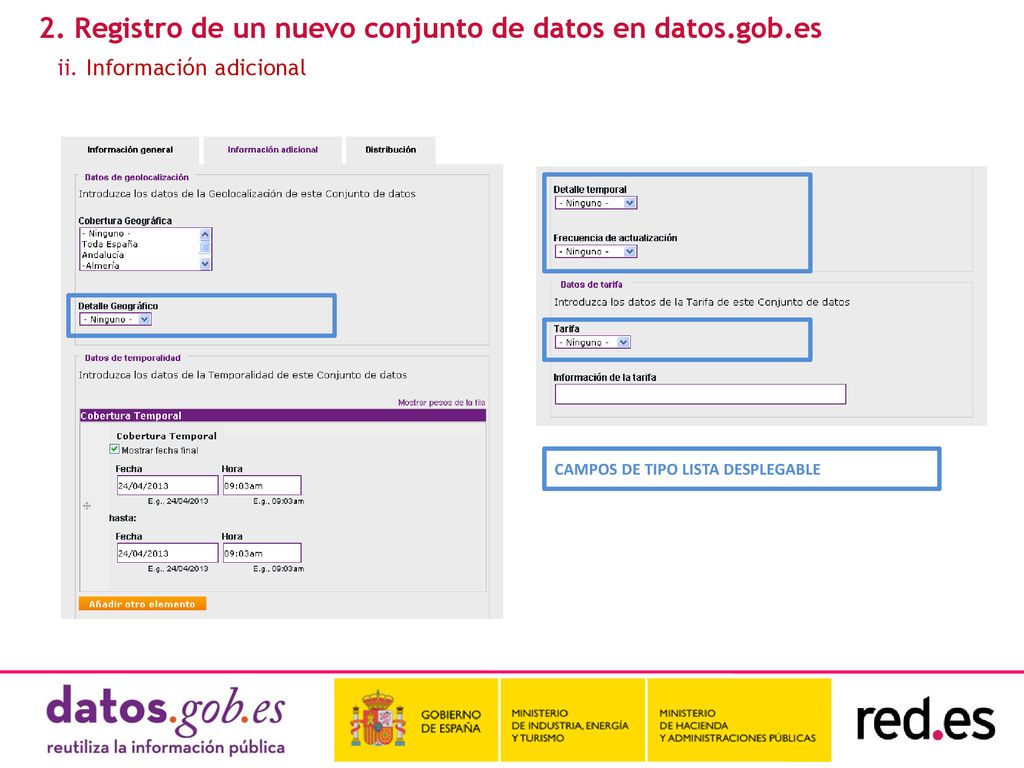 2. Registro de un nuevo conjunto de datos en datos.gob.es