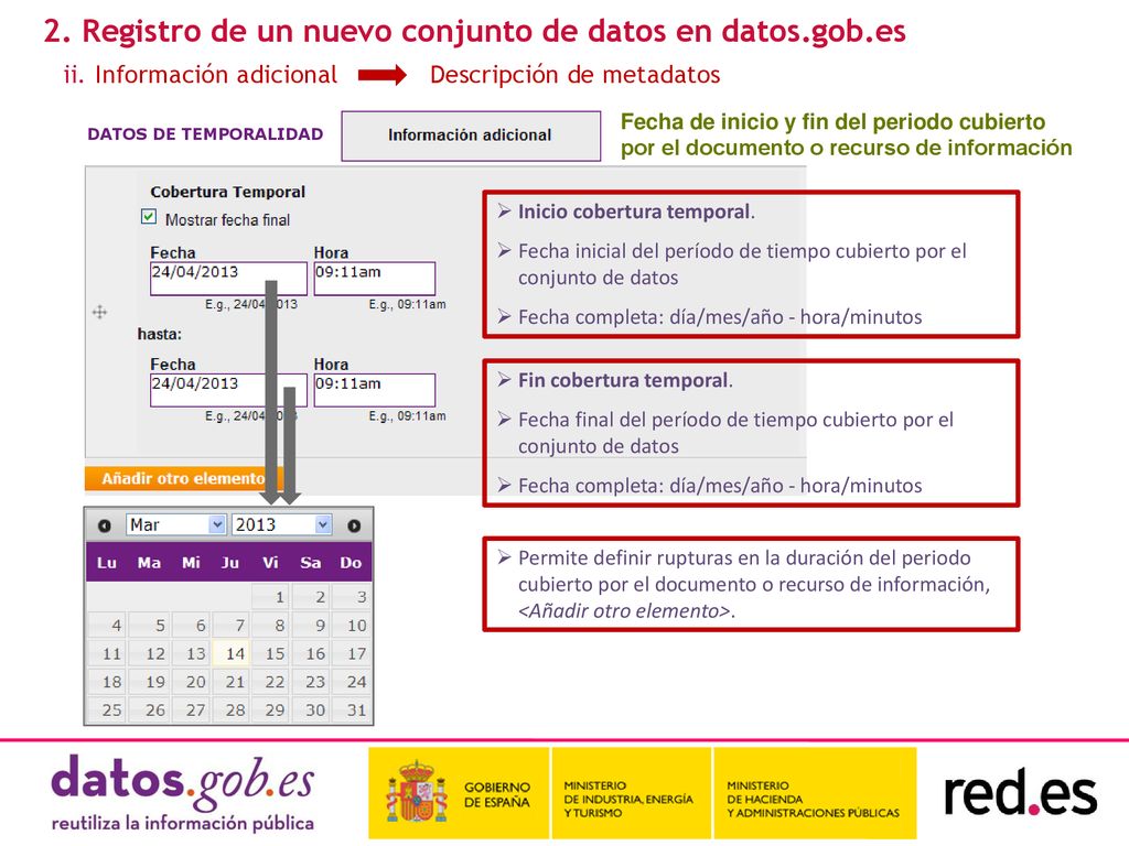 2. Registro de un nuevo conjunto de datos en datos.gob.es