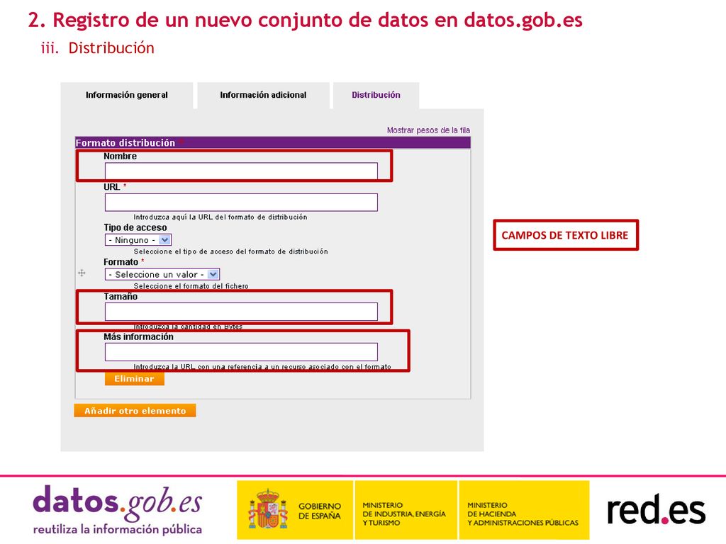 2. Registro de un nuevo conjunto de datos en datos.gob.es