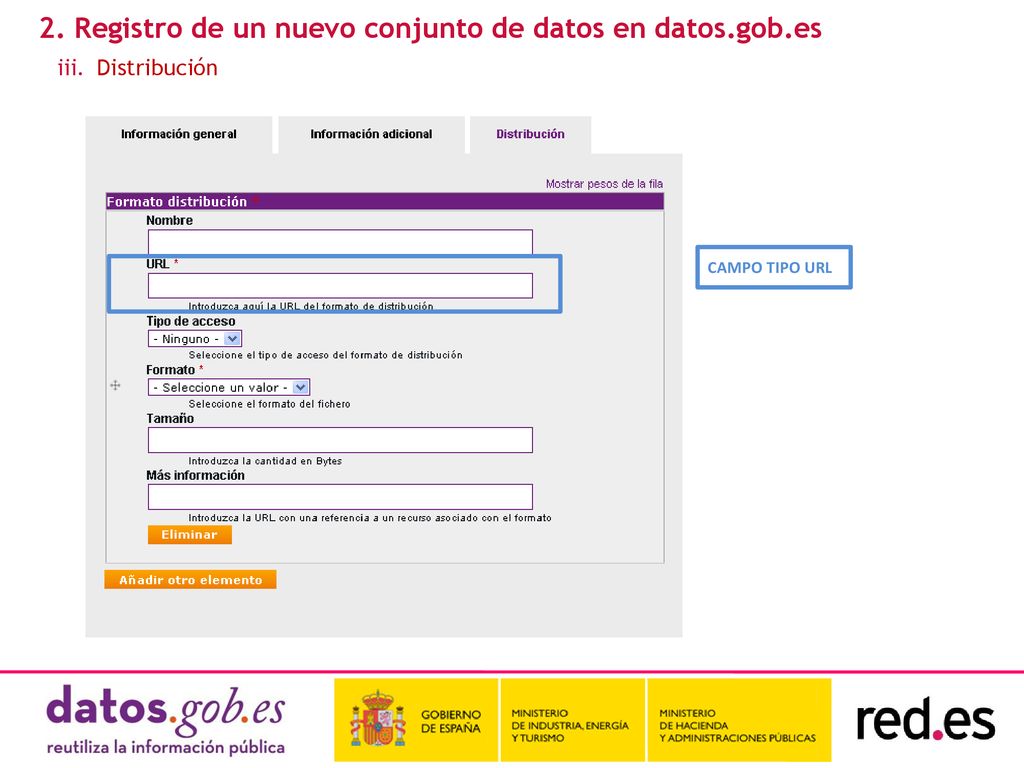 2. Registro de un nuevo conjunto de datos en datos.gob.es