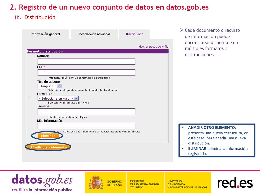 2. Registro de un nuevo conjunto de datos en datos.gob.es