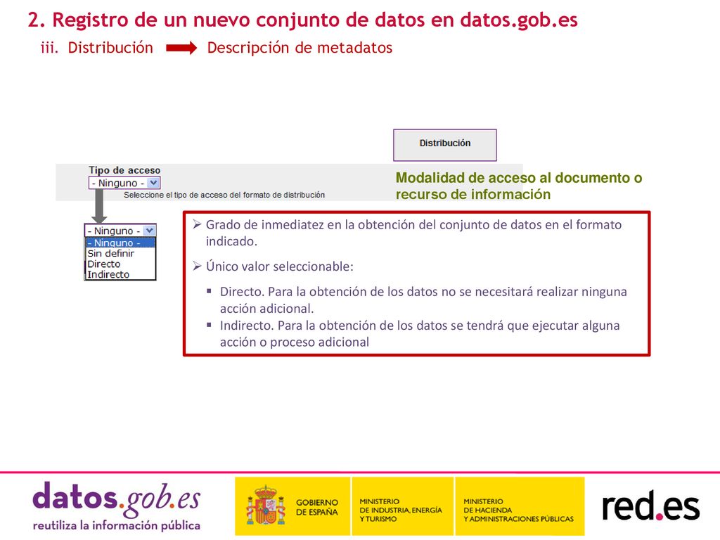 2. Registro de un nuevo conjunto de datos en datos.gob.es