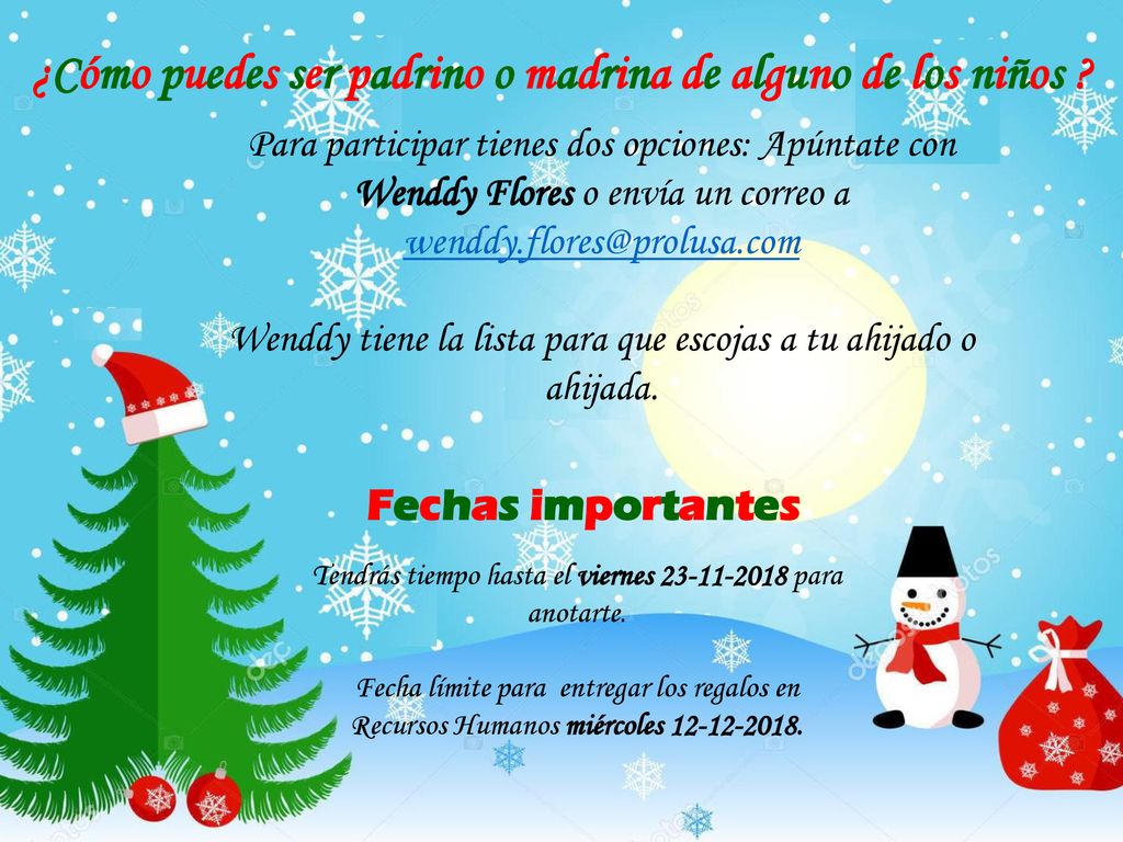 ¿Cómo puedes ser padrino o madrina de alguno de los niños
