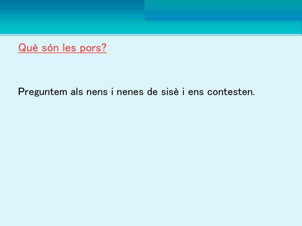 Què són les pors Preguntem als nens i nenes de sisè i ens contesten.