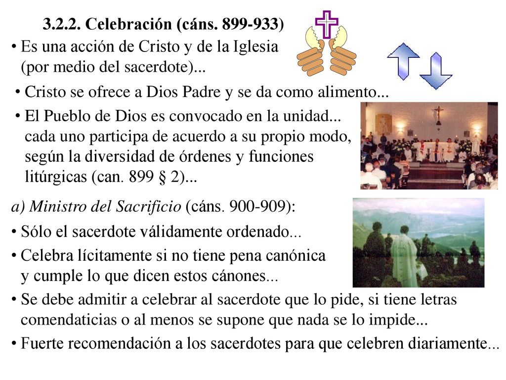 Celebración (cáns ) Es una acción de Cristo y de la Iglesia (por medio del sacerdote)...