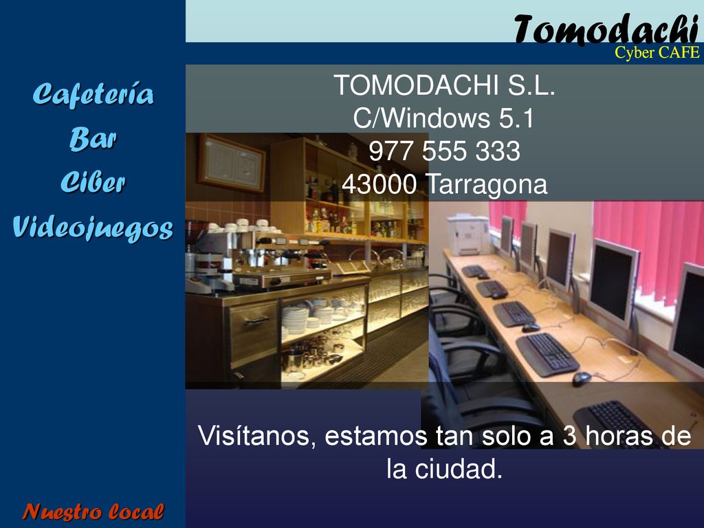 Visítanos, estamos tan solo a 3 horas de la ciudad.