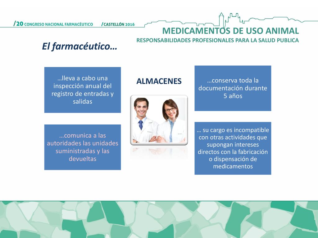 MEDICAMENTOS DE USO ANIMAL RESPONSABILIDADES PROFESIONALES PARA LA SALUD PUBLICA