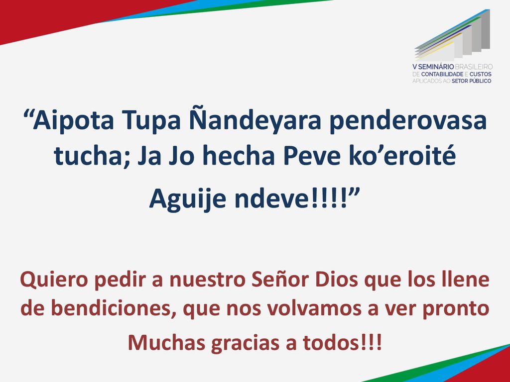 Aipota Tupa Ñandeyara penderovasa tucha; Ja Jo hecha Peve ko’eroité