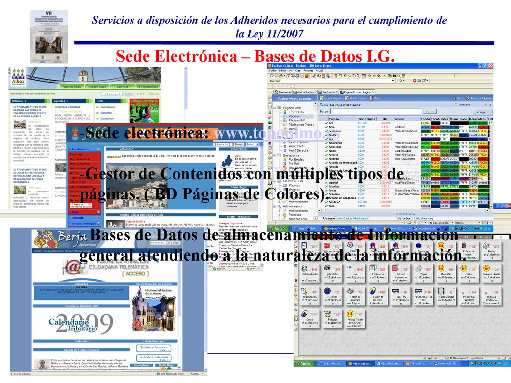 Sede Electrónica – Bases de Datos I.G.