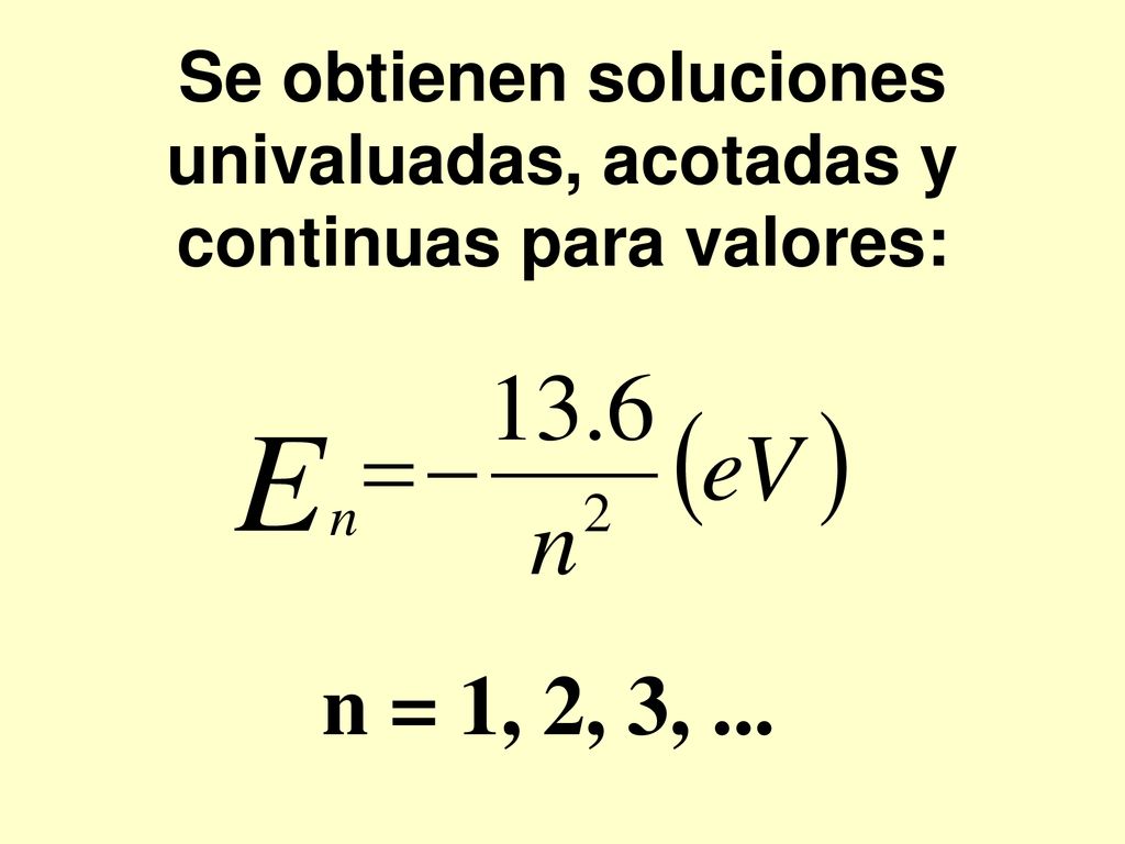 Se obtienen soluciones univaluadas, acotadas y continuas para valores: