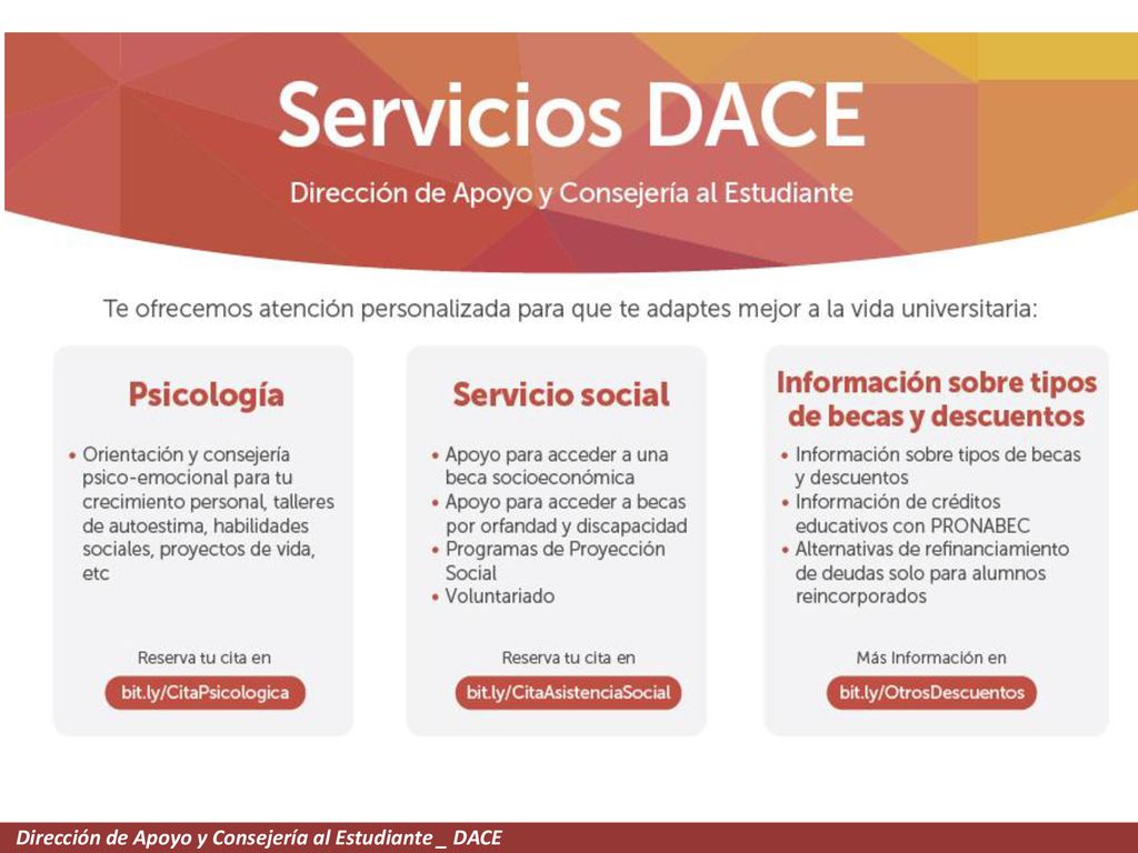 Dirección de Apoyo y Consejería al Estudiante _ DACE