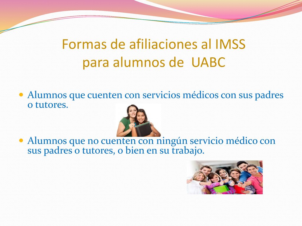Formas de afiliaciones al IMSS para alumnos de UABC