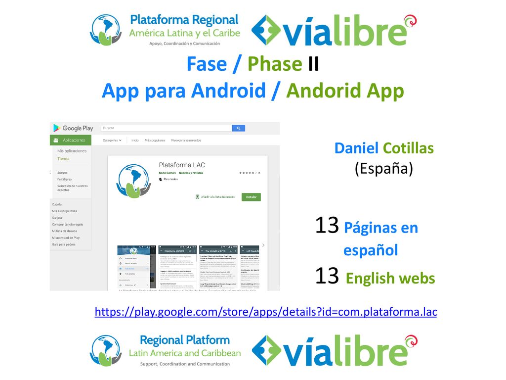 Fase / Phase II App para Android / Andorid App